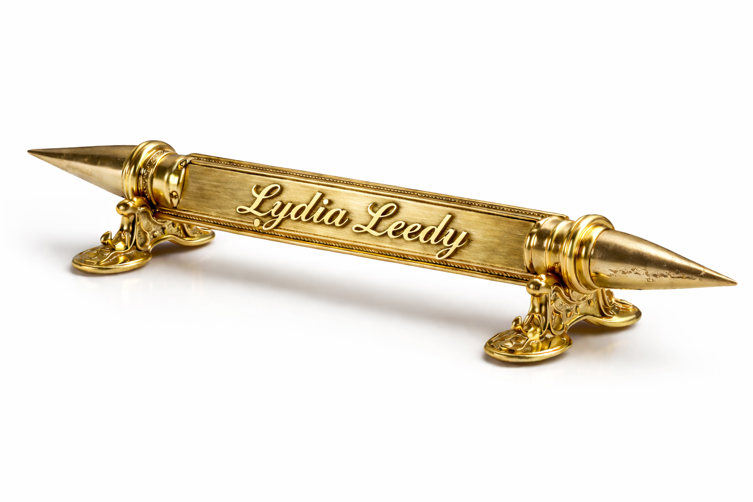Custom Desk Name Plate, Personalized Brass Office Nameplate, Engraved Desk Plaque, Executive Desk Sign, Boss Gift