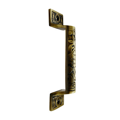4.8" Brass Door and Cabinet Pull - Antique Brass