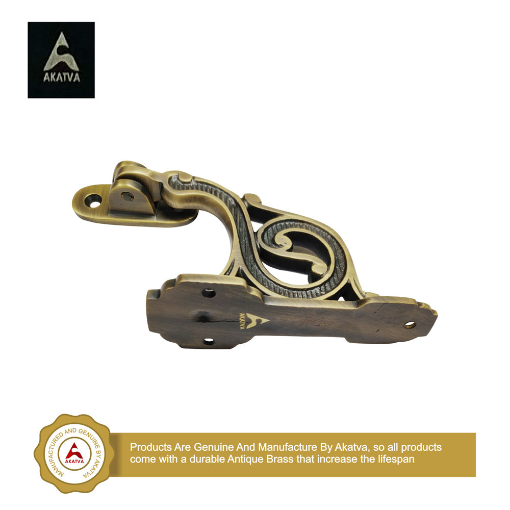 Brass Handrail Brackets – Antique Brass Finish