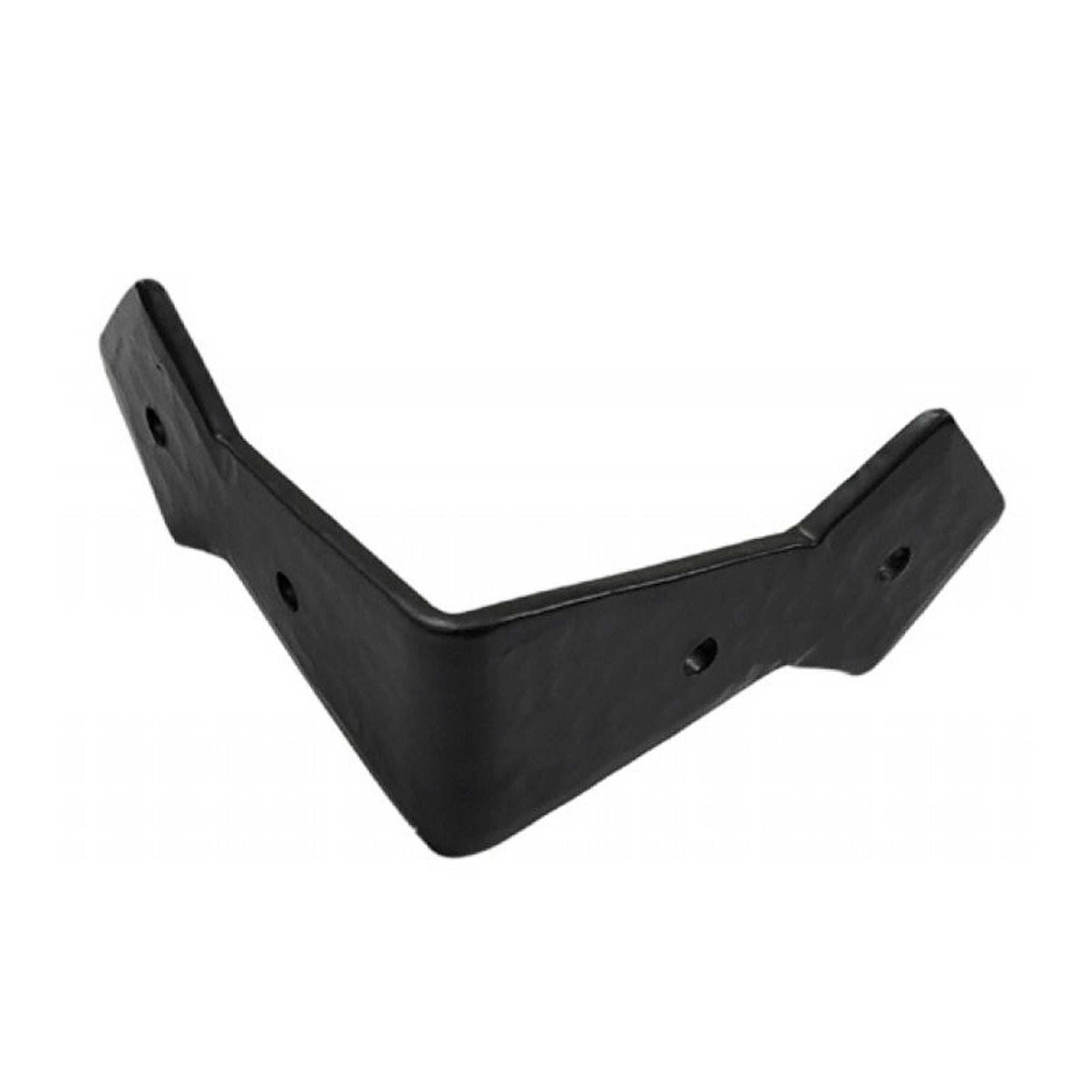 2.5 Inch Black Antique Iron Hand Forged L-Corner – Black Powder Coated