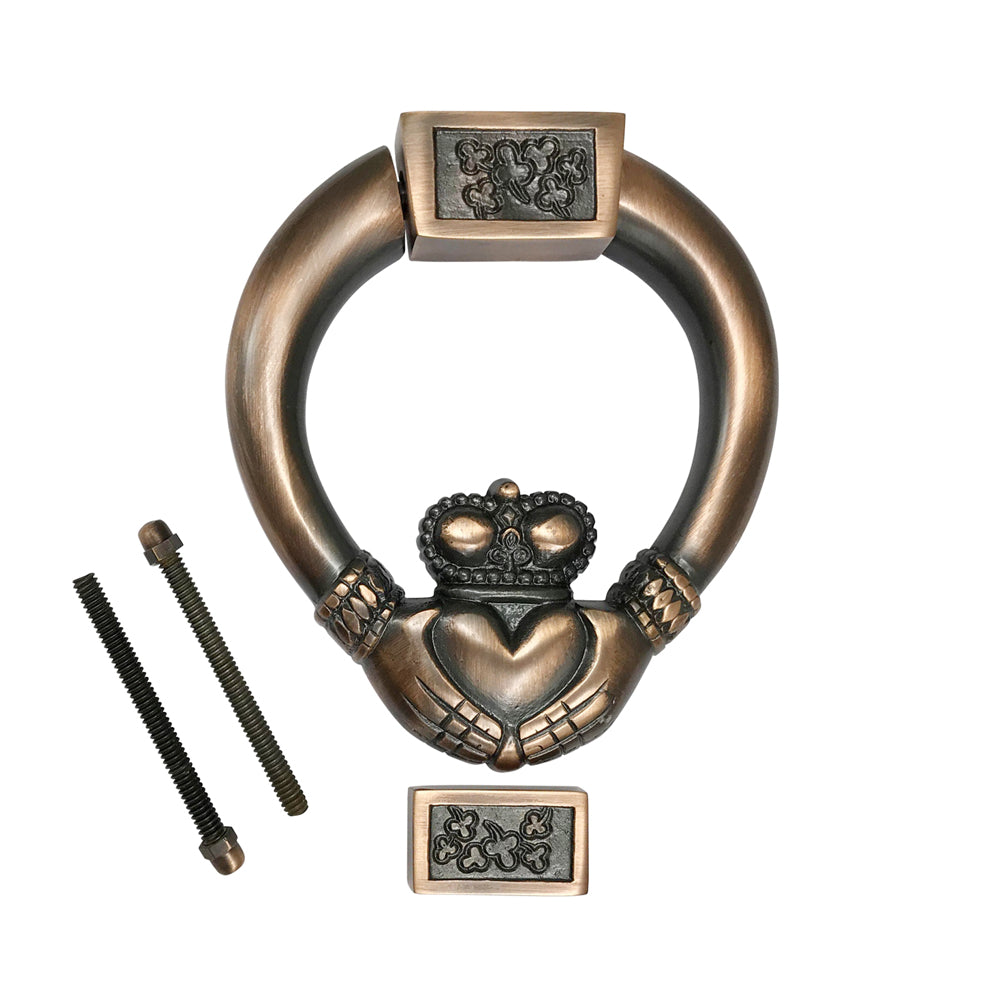 Brass Door Knocker for Front Door - Antique Copper