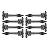 Olenyok Cast Iron T Hinge - Black Powder Coated Finish