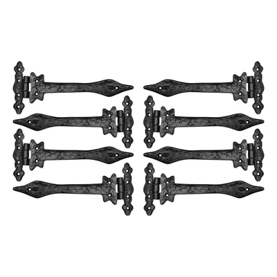 Olenyok Cast Iron T Hinge - Black Powder Coated Finish