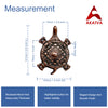 Decorative Doorbell Button – Finest Quality Bell Push Button – Easy to Install Calling Bell Button – Antique Copper
