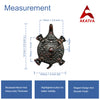Decorative Doorbell Button – Finest Quality Bell Push Button – Easy to Install Calling Bell Button – Oil Rubbed Bronze