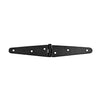 4" Black Antique Iron Double Strap Hinge – Black Powder Coated