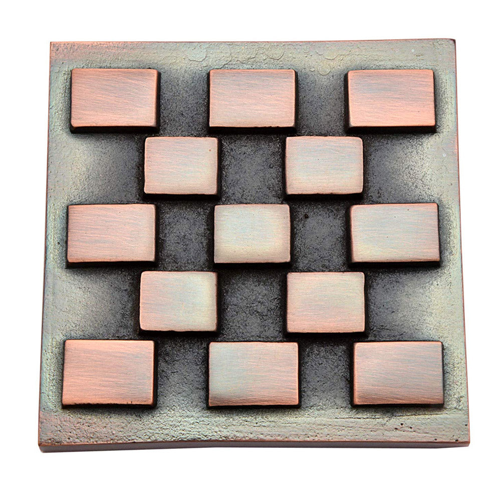 4 Inch Big Bricks Brass Wall Tiles - Antique Copper