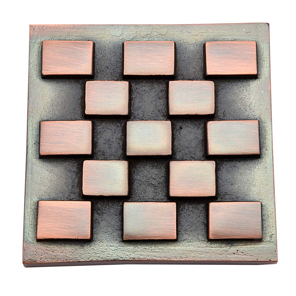 4 Inch Big Bricks Brass Wall Tiles - Antique Copper