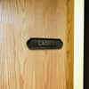 "Ladies" Brass Door Sign Plaque - Antique Brass Finish