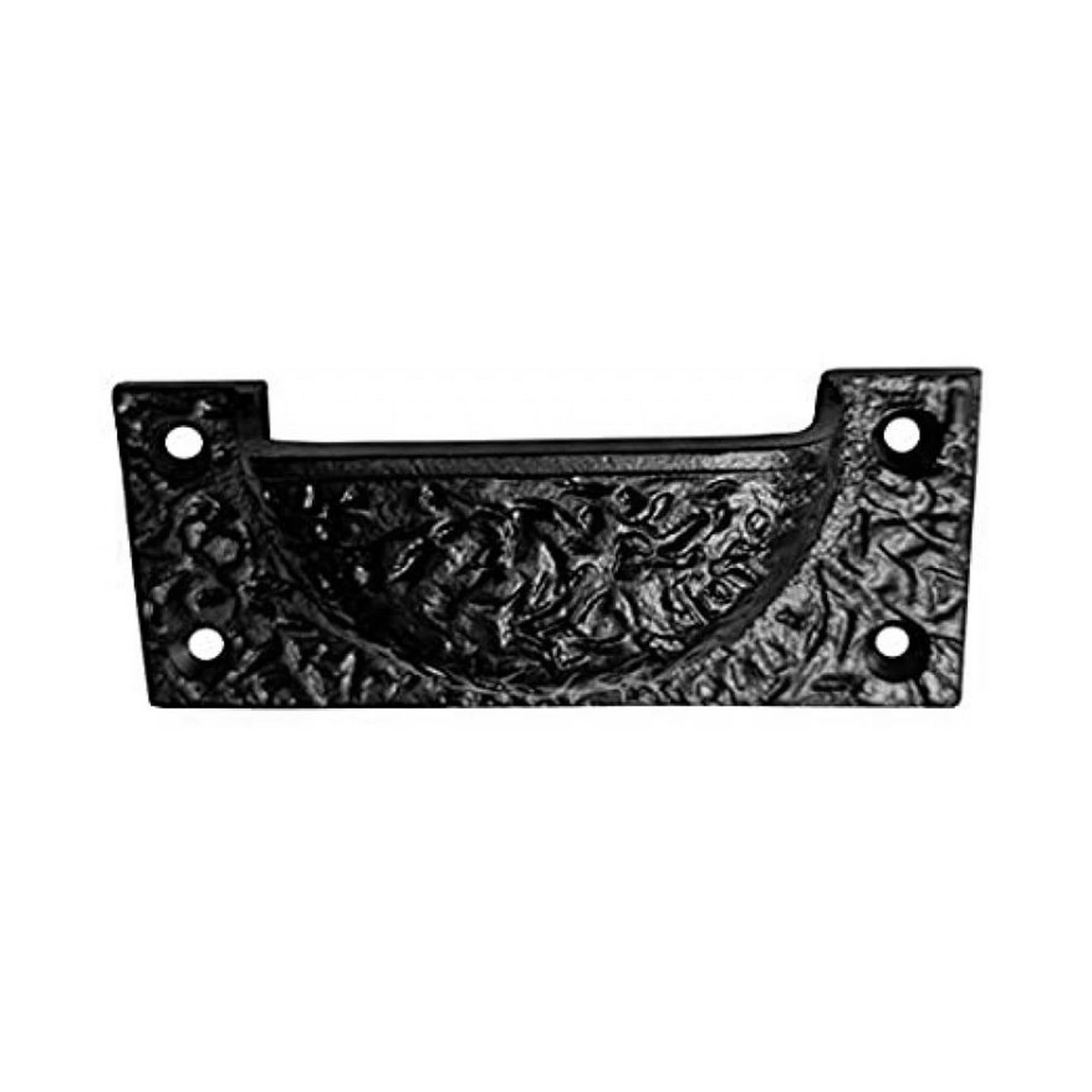 Iron Drawer Pull – Black Powder Coated