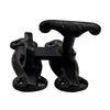 "Kwango" Black Antique Iron Window Tee Fastener – Black Powder Coated