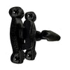 "Kwango" Black Antique Iron Window Tee Fastener – Black Powder Coated