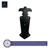 "Leummim" Black Cast Iron Door Knocker - Black Powder Coated Finish