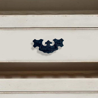 Cast Iron "Pecos" Premium Cabinet Pulls - Black Powder Coated