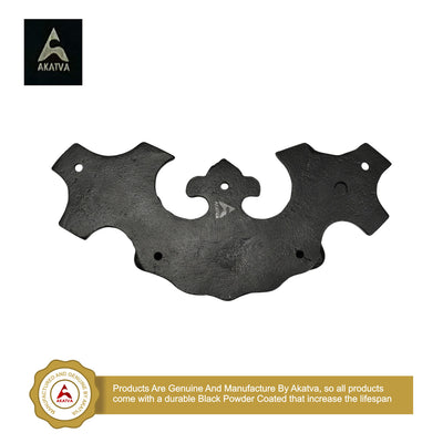 Cast Iron "Pecos" Premium Cabinet Pulls - Black Powder Coated