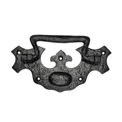 Cast Iron "Pecos" Premium Cabinet Pulls - Black Powder Coated