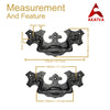 Cast Iron "Pecos" Premium Cabinet Pulls - Black Powder Coated