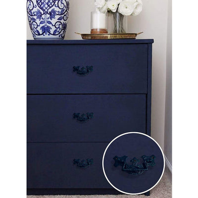 Cast Iron "Pecos" Premium Cabinet Pulls - Black Powder Coated