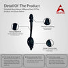 "Flinders" Premium Door Hook - Black Powder Coated Finish