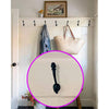 "Flinders" Premium Door Hook - Black Powder Coated Finish