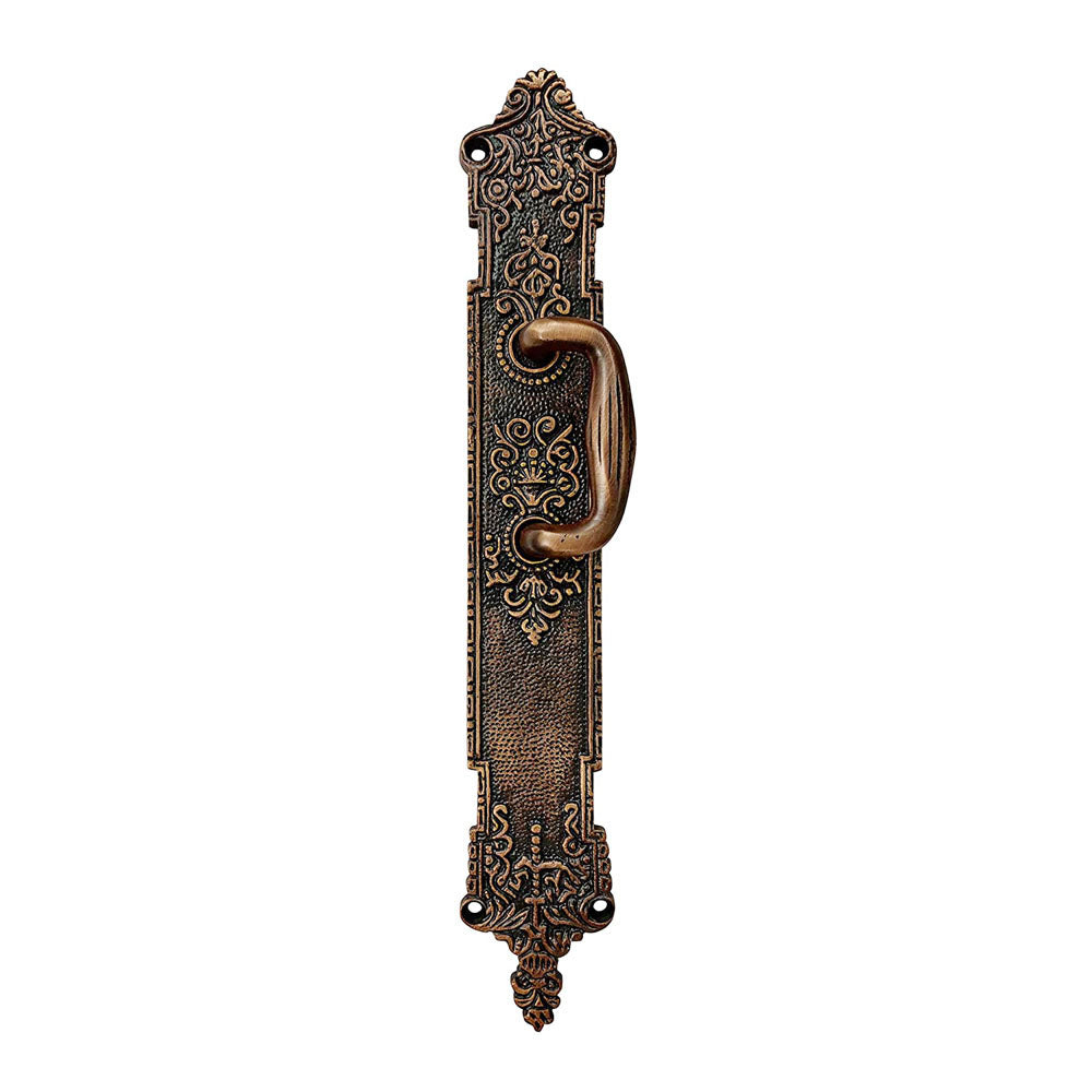 10.1" "Loire" Brass Door and Caninet Pull - Antique Copper