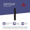 10.1" "Loire" Brass Door and Caninet Pull - Oil Rubbed Bronze