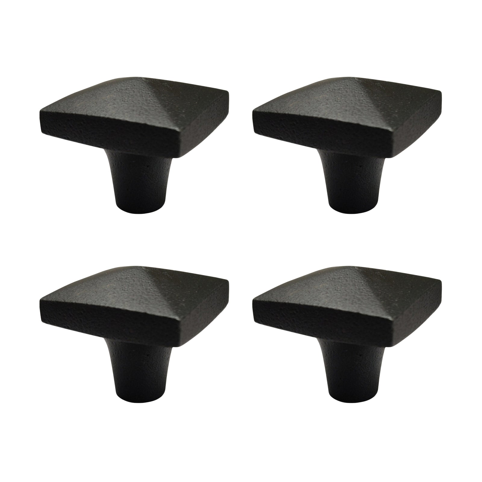 Living Square Cabinet Door Knob - Living Antique Bronze Finish